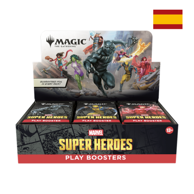play-booster-box-marvel-superheroes-esp