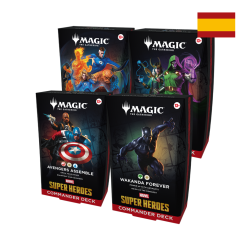 Commander Decks (4) – MARVEL Super Heroes (ESP)