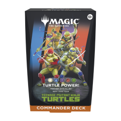 Commander Deck (Turtle Power) Magic: The Gathering | Teenage Mutant Ninja Turtles (Inglés)