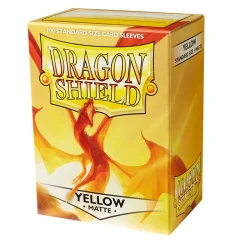 Dragon Shield standard size Card Sleeves x100 Yellow
