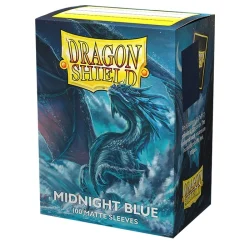 Dragon Shield standard size Card Sleeves x100 Midnight Blue
