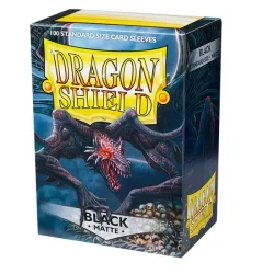 Dragon Shield standard size Card Sleeves x100 Black