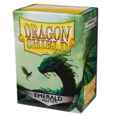 Dragon Shield standard size Card Sleeves x100 Emerald